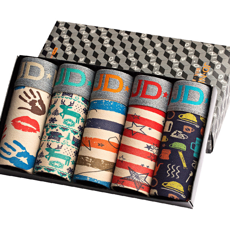 Hot Underwear Men Cotton Boxer Homme Brand Underpants Male Panties Breathbale Shorts U Convex Pouch