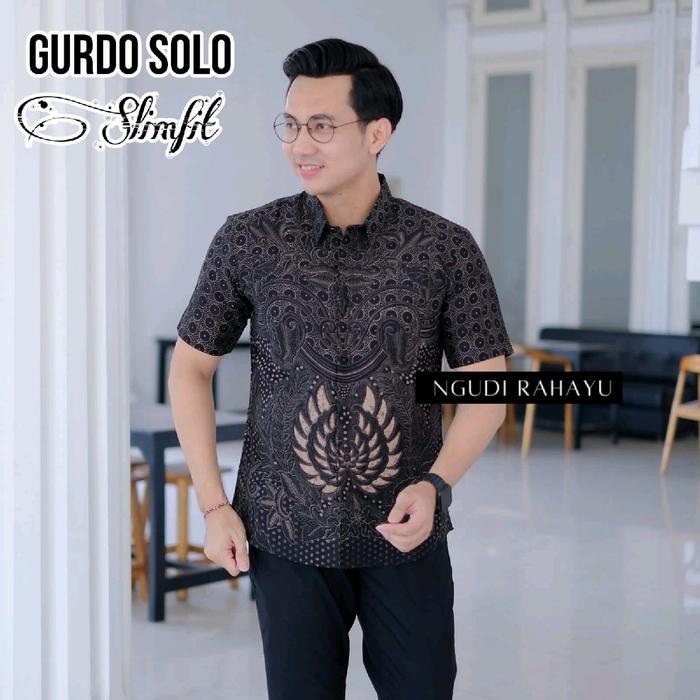BATIK PRIA Slimfit modern batik slimfit Baju Batik Pria Lengan Pendek SLIM FIT baju batik Slimfit