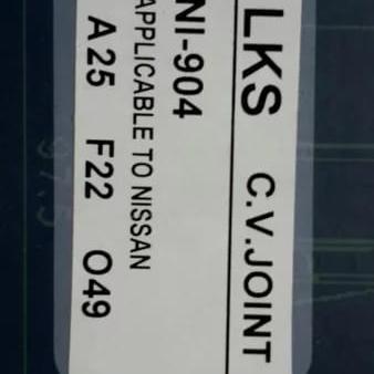 Cv Joint Luar Nissan Livina Lks