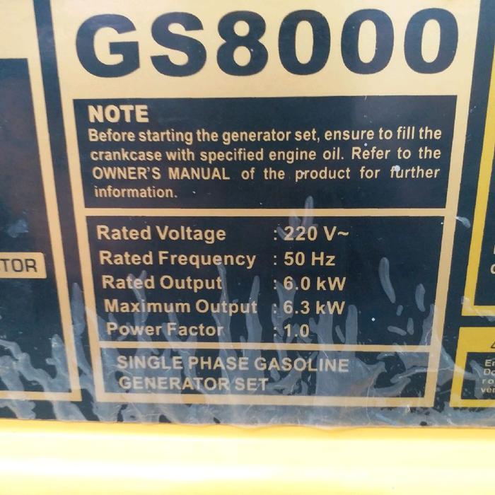 Genset bekas / 2nd dalam kondisi baik