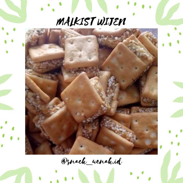 YUMMY SNACK KILOAN BISKUIT MALKIST MINI WIJEN 500 GRAM CEMILAN MURAH MAKASSAR