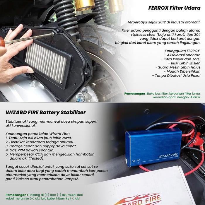 Ferrox Filter Udara Mesin Motor Suzuki Address Terjamin
