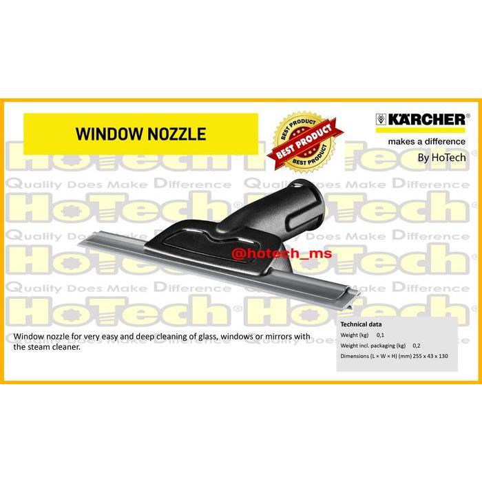 KARCHER WINDOW NOZZLE FOR STEAM CLEANER