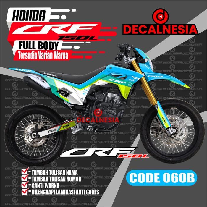 Decal Stiker Full Body Motor Honda Crf 150 L Aksesoris Modifikasi Variasi - Sticker Crf 150