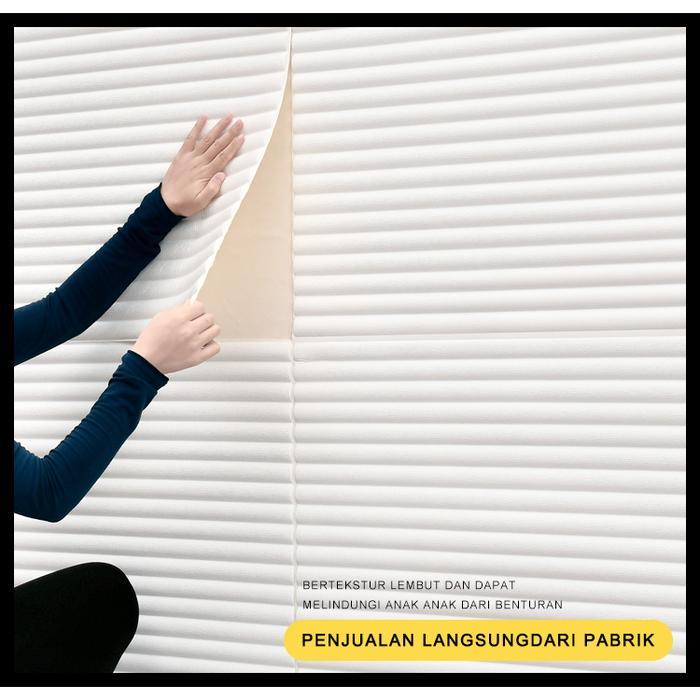"New" Wallpaper Dinding Foam 3D Motif / Walpaper Stiker Dinding PLAFON WALLPAPER MU Dekorasi Kamar