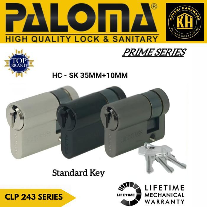 PALOMA Cylinder Kunci Pintu Rumah Silinder Kamuflase Anak Kunci Setengah Half Prime HC-SK 45MM