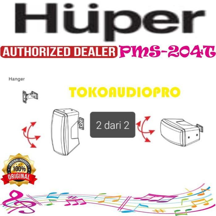 Huper Pms-204T Wall Speaker Pasif Speaker Tembok Huper Pms204T Co