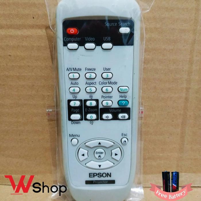 REMOT LCD PROYEKTOR PROJECTOR EPSON ORIGINAL