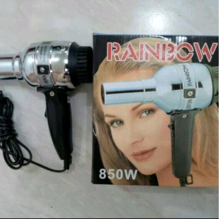 Hair Dryer Rainbow - Alat Pengering Rambut 350/850W Hairdryer Anjing Kucing Low Watt Kecil Murah
