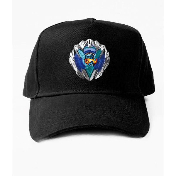 Topi Baseball Anime Beyblade X Gear Chip logo Dran buster