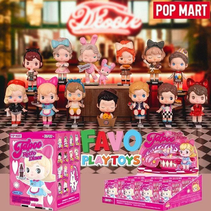 POP MART TAPOO Retro Diner Series Blind Box Figure Set