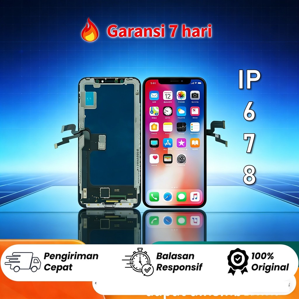 Part LCD iPhone 6 6s 7 8 Plus Original Look - 100% ORIGINAL