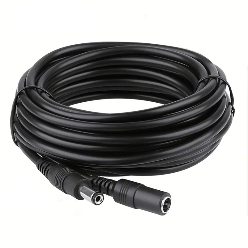 3/5/10/15/20/30M Dc 12V Power Extension Cable 5.5*2.1Mm Connector Male To Female For Cctv Security