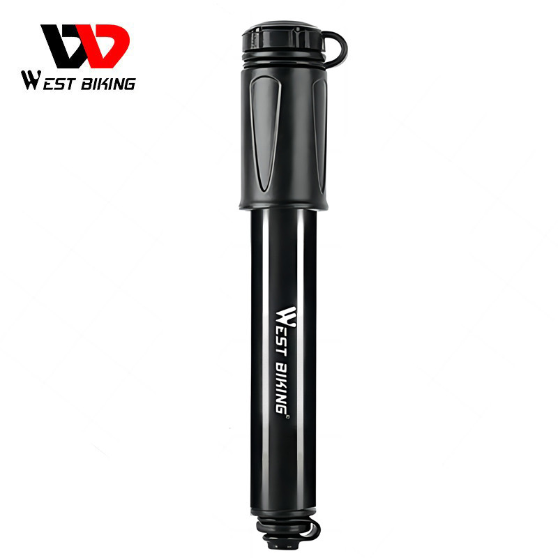 West Biking Aluminum Alloy Hand Air Pump, Tire Inflator, Schrader Presta Vae, Mtb Road Cycling Pump,