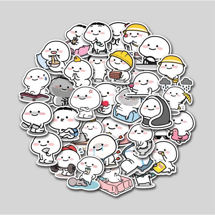 Sticker Pack Quby Pentol Stiker Tumbler Laptop Sticker Koper Helm Paper