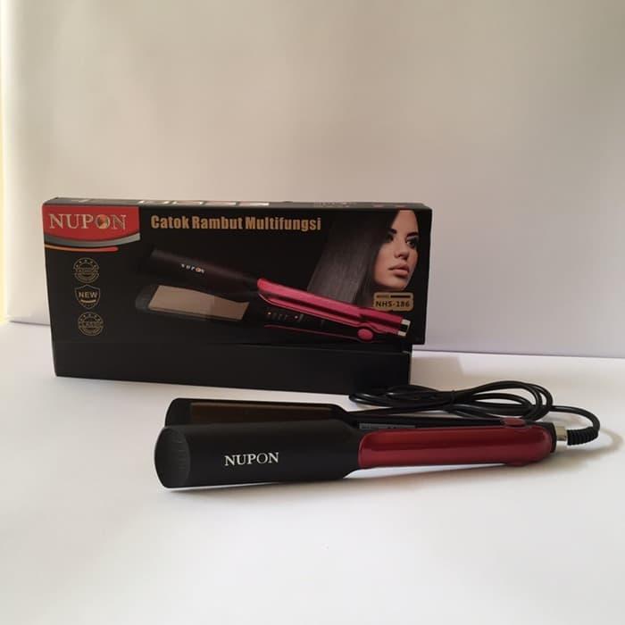 Catokan Rambut Nupon Multifungsi Nupon Nhs-186 Dengan Temperatur Suhu