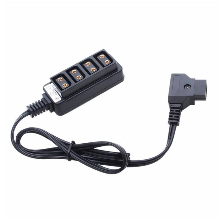 D tap male to d tap splitter adapter video camera power aksesoris