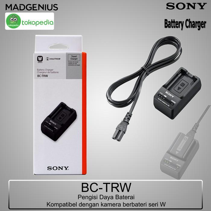 Sony Charger Baterai Bc-Trw / Baterai Charger Mirroless Sony Original