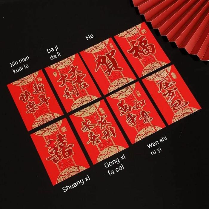 Angpao Imlek Kecil Isi 6Pcs Angpao Wedding Angpao Pernikahan Terlaris