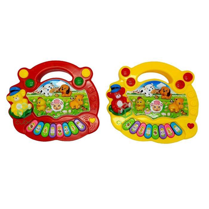 MAINAN PIANO EDUKASI PIANO MUSIK DAN LAMPU ANIMAL PIANO KEYBOARD MINI