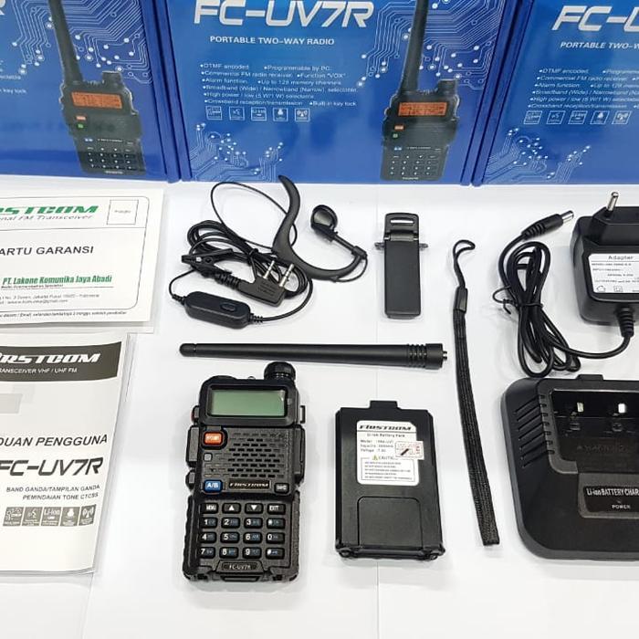 HT FIRTSCOM UV-7R DUALBAND ORIGINAL UV7R UV 7R FIRTSCOM WALKIE TALKIE