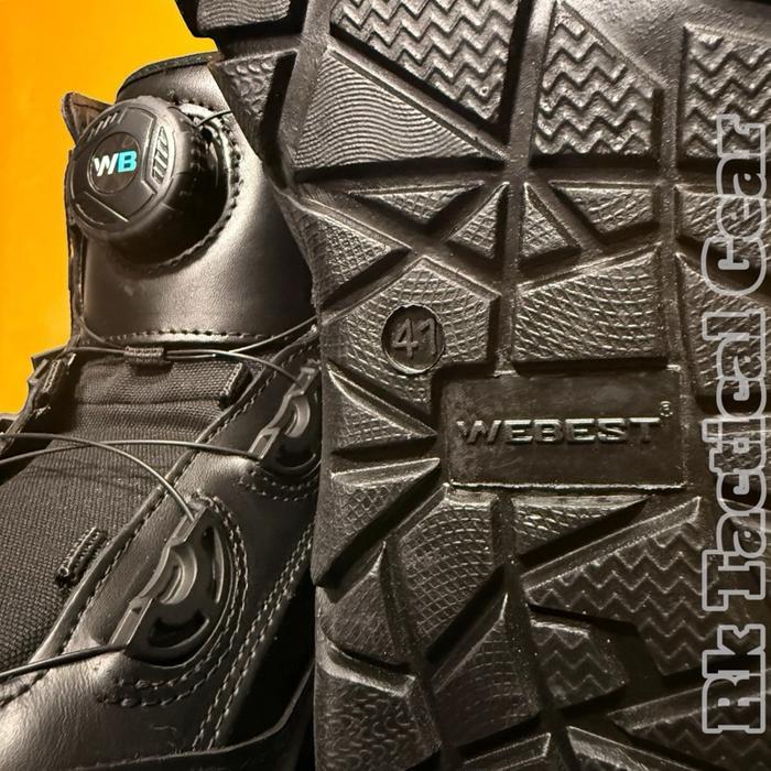 Sepatu Pdh Original Wb Midtrax Boa System Bahan Kulit Asli - Sepatu Kerja Tni Polri Kejaksaan/