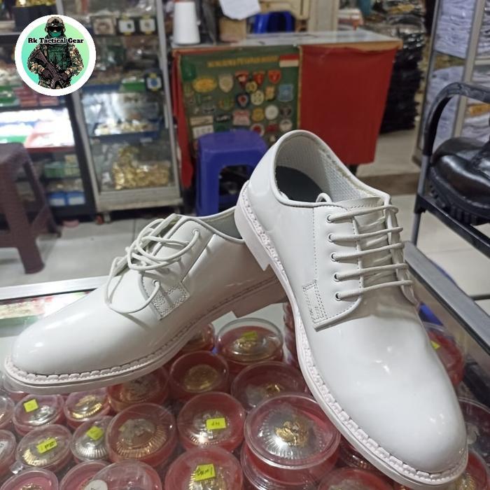 Sepatu Pdu Putih Tni Al - Pelayaran - Sepatu Pdh Putih Co