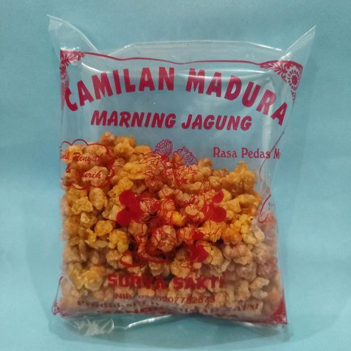 "New" Paket Bersepuluh (Isi 10 BKS) Marning Jagung Mekar Khas Manding Sumenep Madura Cemilan/Makanan