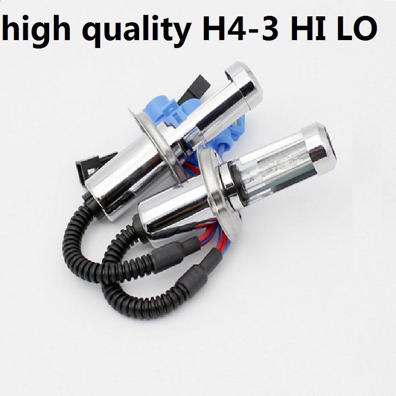 2pcs bi xenon H4 bi-xenon car hid headlight Headlamp for universal car truck H4 Hi low bulb