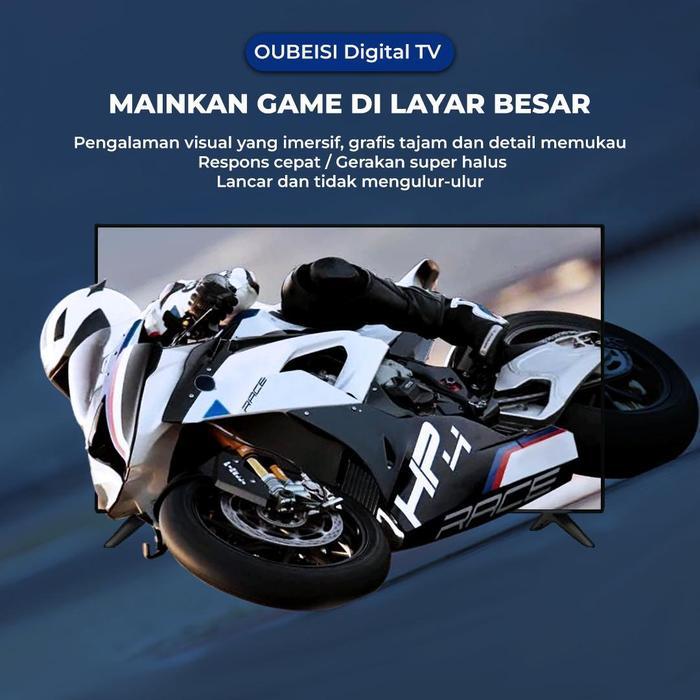 Promo Oubeisi Tv Led 22 Inch Tv Led Digital Tv Televisi Model -Termurah