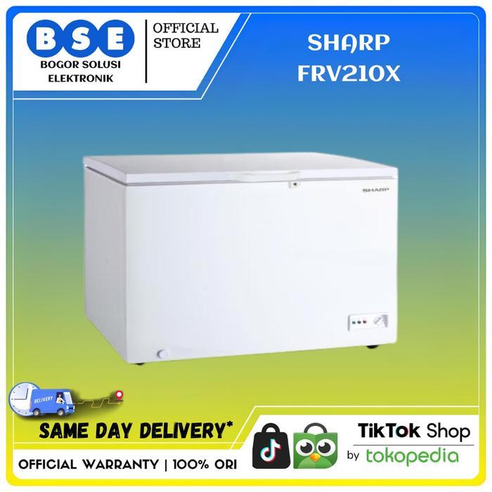 Freezer Box 205 Liter Freezer Sharp FRV210X 205L Freezer Sharp