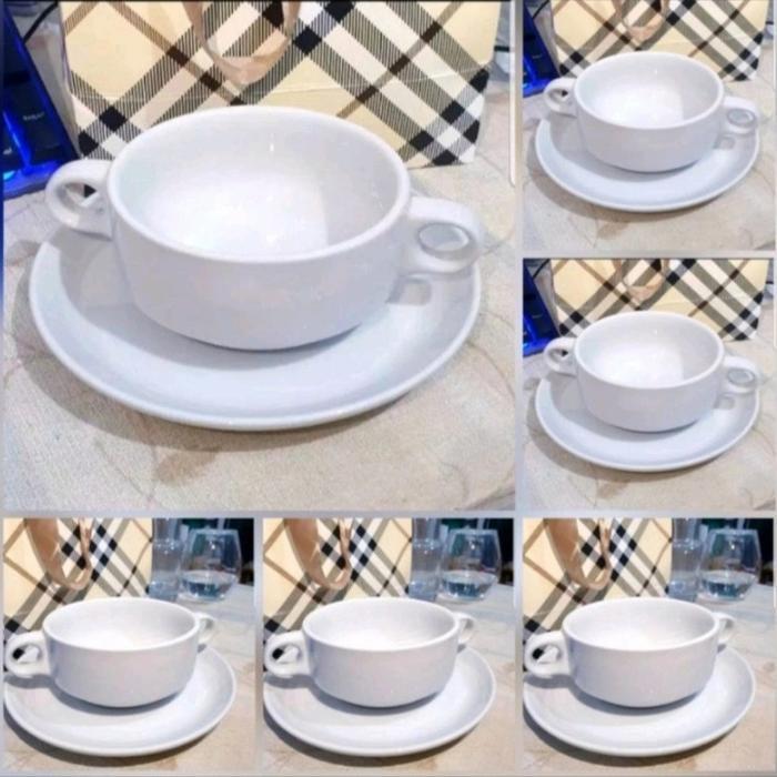 1 SET 6 PCS MANGKOK ZUPPA/ZUPPA BOWL/MANGKOK KERAMIK/MANGKOK SOUP