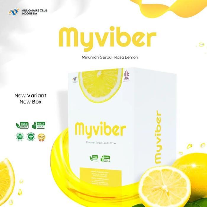 Terbaru MyViber Myfiber MCI Pelangsing dan Detox Fiber Herbal Diet rasa Kiwi Ready
