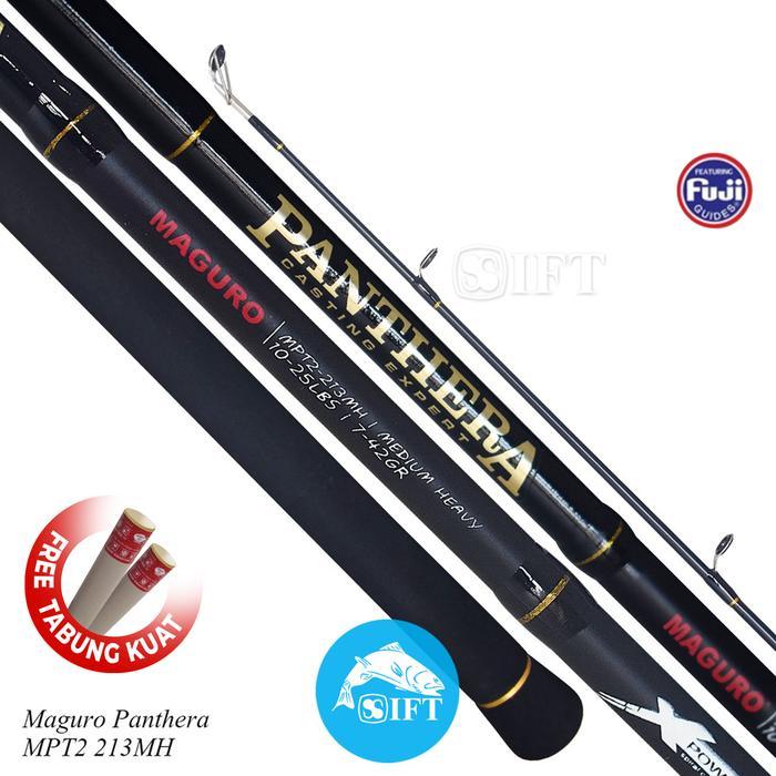 Joran Maguro PANTHERA 182 MH 213 MH Pancing Casting Rock Fishing