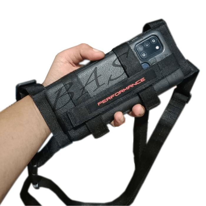 PHONE HOLDER HP MOTOR (HOLDER DADA) BUAT MOTOVLOGGER/TRAVE MANCING DLL