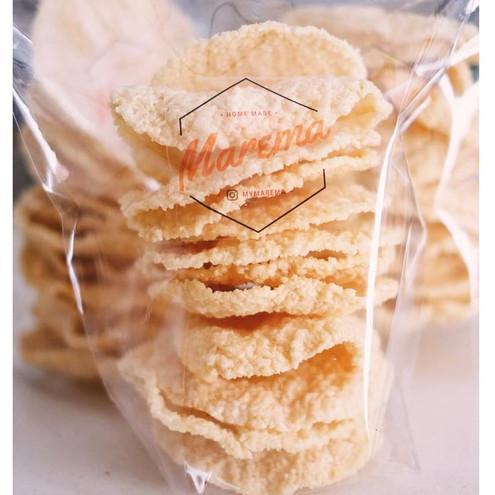 ORIGINAL Keripik Gendar Marema 125g (Matang) - Kerupuk Nasi READY STOCK