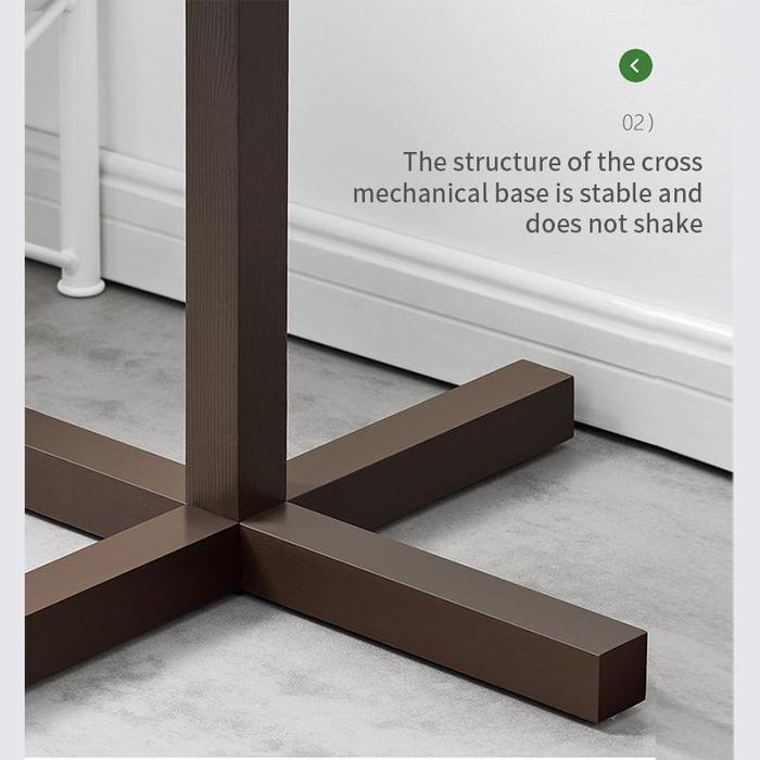 Informa - Stand Hanger Kayu/Gantungan Berdiri/ Gantungan Baju/Rack Gantungan Tas Dan Topi