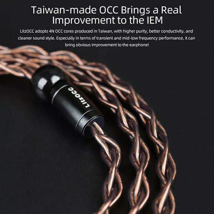 NICEHCK LitzOCC 4N Litz OCC Copper Earphone Upgrade Cable