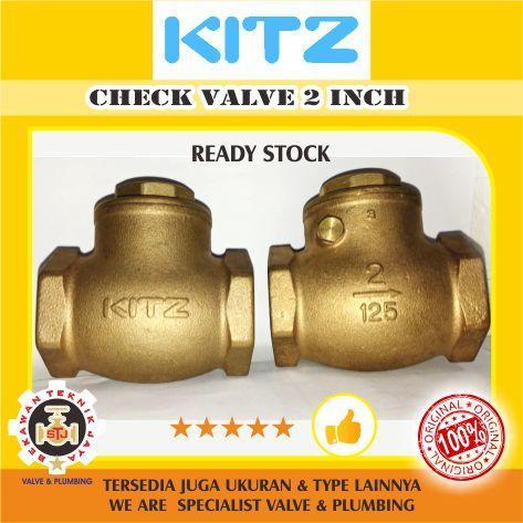 Check Valve 2 Inch Kitz Kuningan Original / Klep Tabok Kitz 2 " Bronze