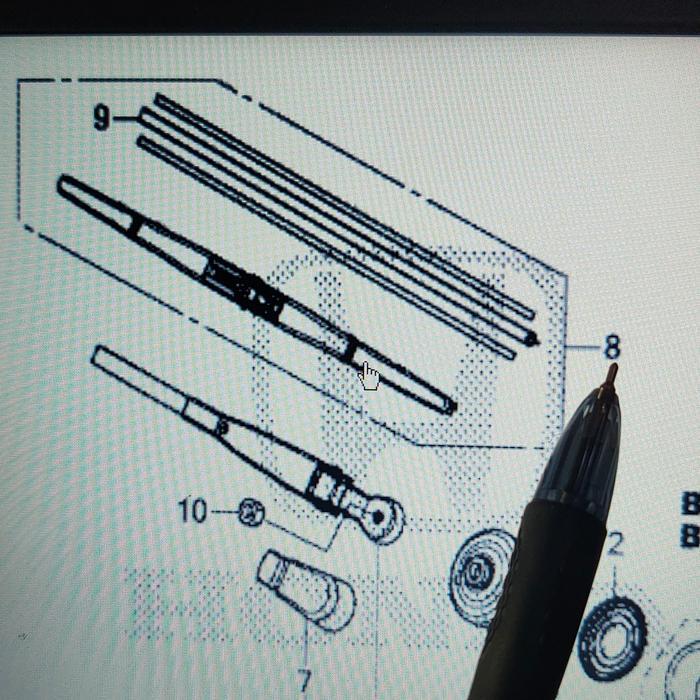 Wiper Blade Belakang Honda Crv Gen 3