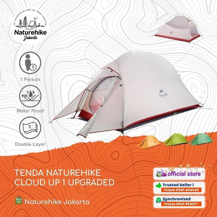 TENDA CLOUD UP 2X 210T / 20D NATUREHIKE NH17T001-T 2P UPGRADE CAMPING