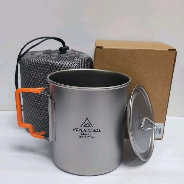 Mug Titanium Pot Rover Camel 750ml Cangkir Gelas