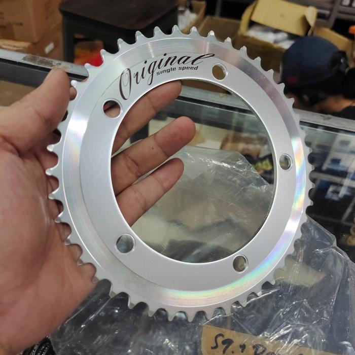 Chainring Lasco 44T Bcd 130 Lasco Original Singel Speed Folding Fixie Bmx