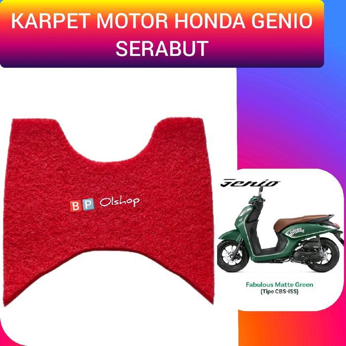 DISKON Kaet Alas Kaki Sepeda Motor Honda Genio CBS ISS Serabut Bihun - Cool Mate/Karet Mie, Anti