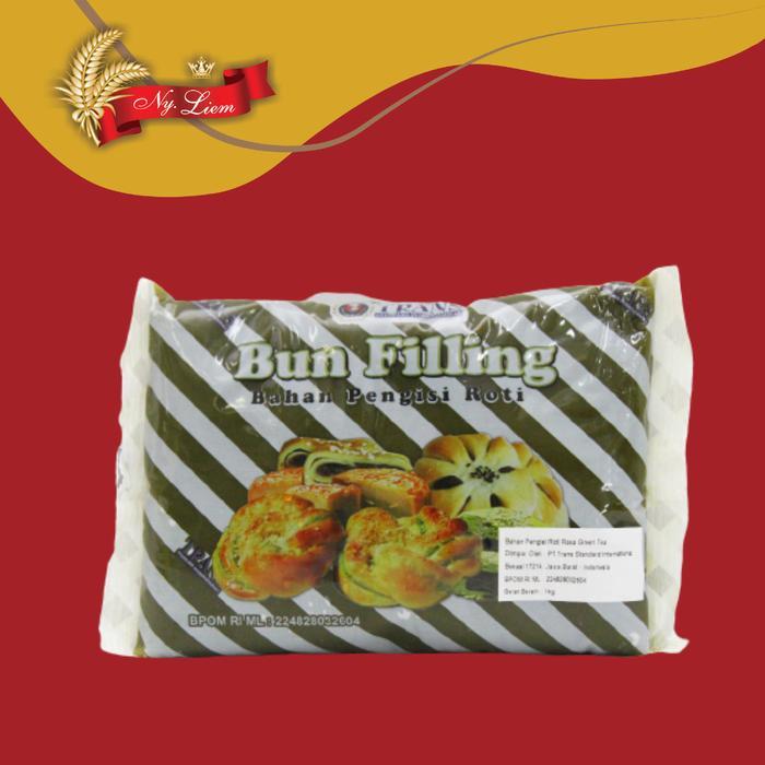TRANS Bun Filling / Pengisi Roti / Isi Moon Cake GREEN TEA 1 kg