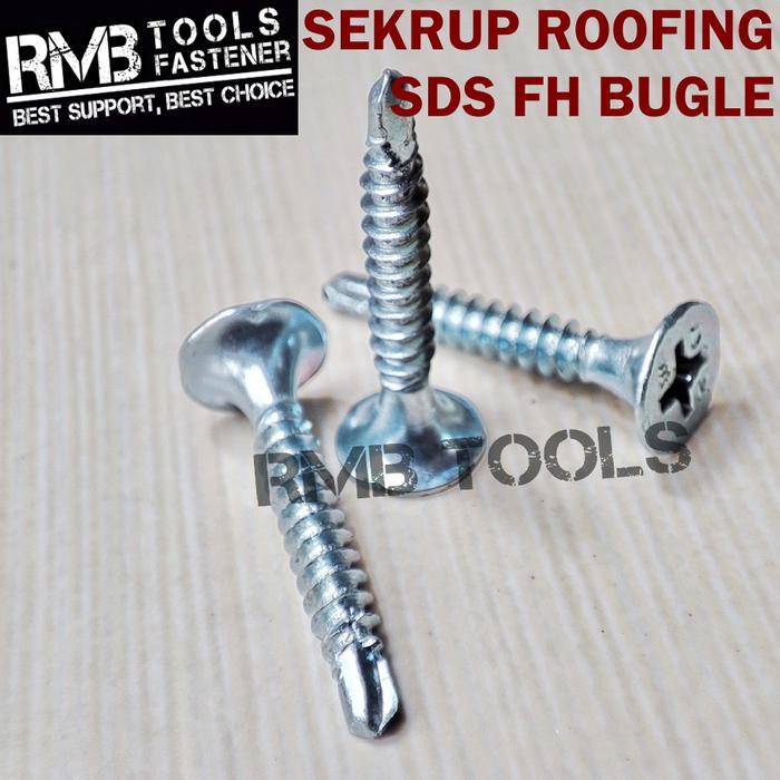 "New" Sekrup Roofing SDS 6 x 32 mm / Sekrup SDS Baja Ringan FH 6 x 3.2 cm