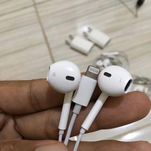 Earphone Lightning For Iphone 7 X 11 12 13 14 Earpods Original Headset Ori