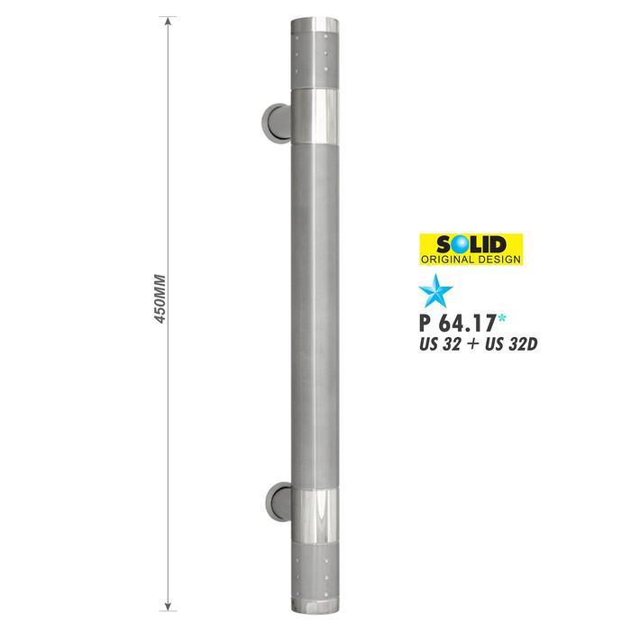 HANDLE PINTU RUMAH/PULL HANDLE SOLID P 64.17/HANDLE STAINLESS 45 CM