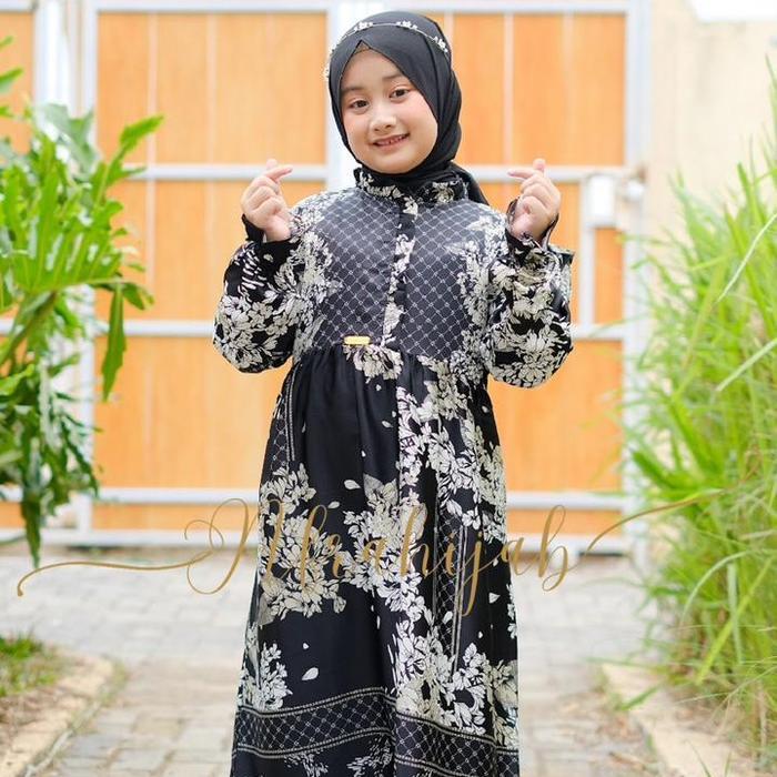 Gamis Anak Maxmara Silk / Gamis Anak Premium Lebaran 2025 Tbk