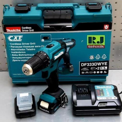Makita DF333DWYE / Bor Baterai Makita DF333 DWYE Cordless Driver Drill